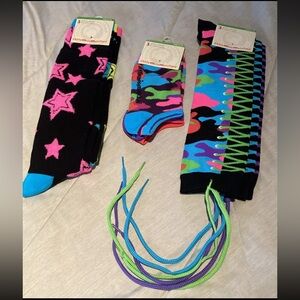 NWT  "Little Miss Matched" Adult Ages 10-110 Lot Knee Highs & Liner Socks So Fun